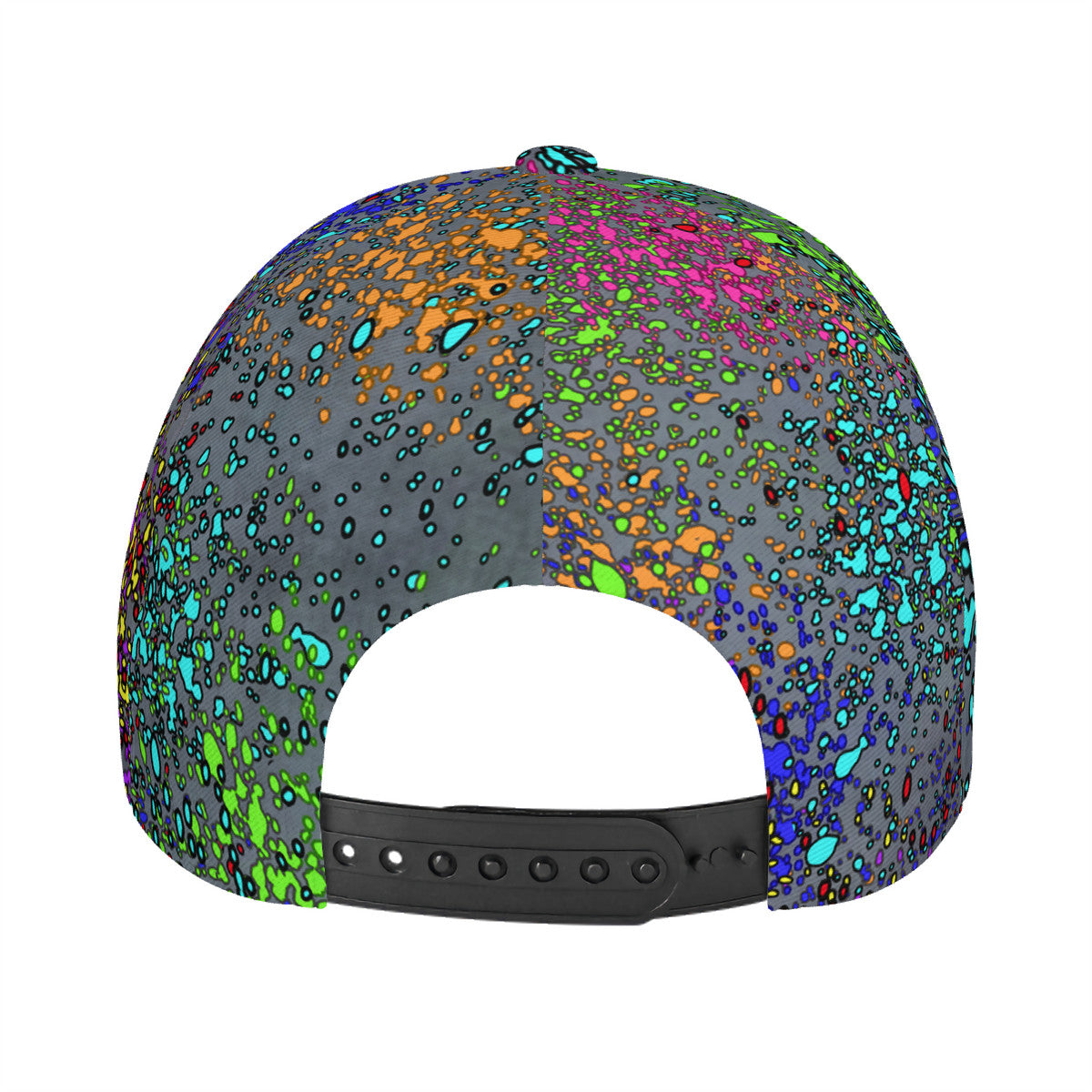 Old Geezer Splatter Curved Brim Baseball Cap (AOP)