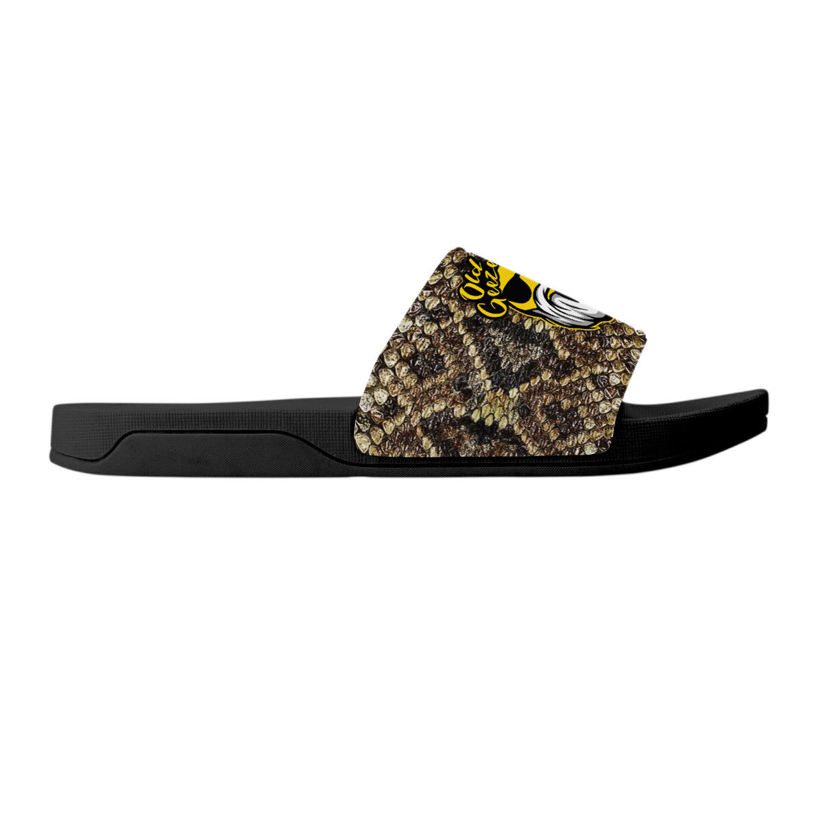Old Geezer Rattler Slide Sandals - Black