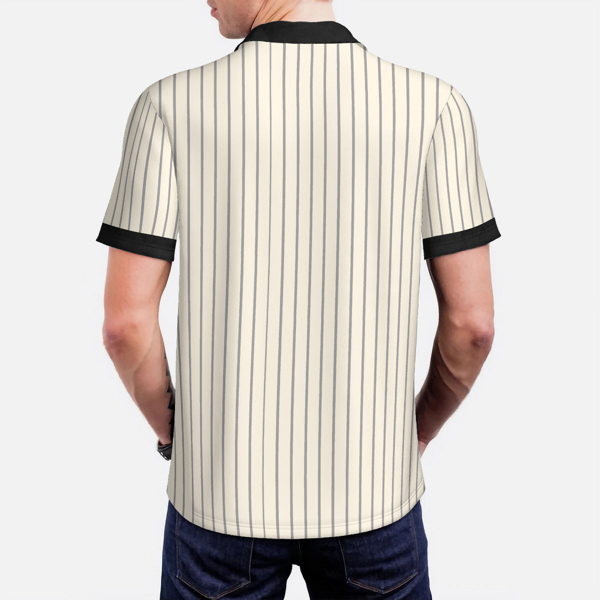 Old Geezer Black Polo Shirt