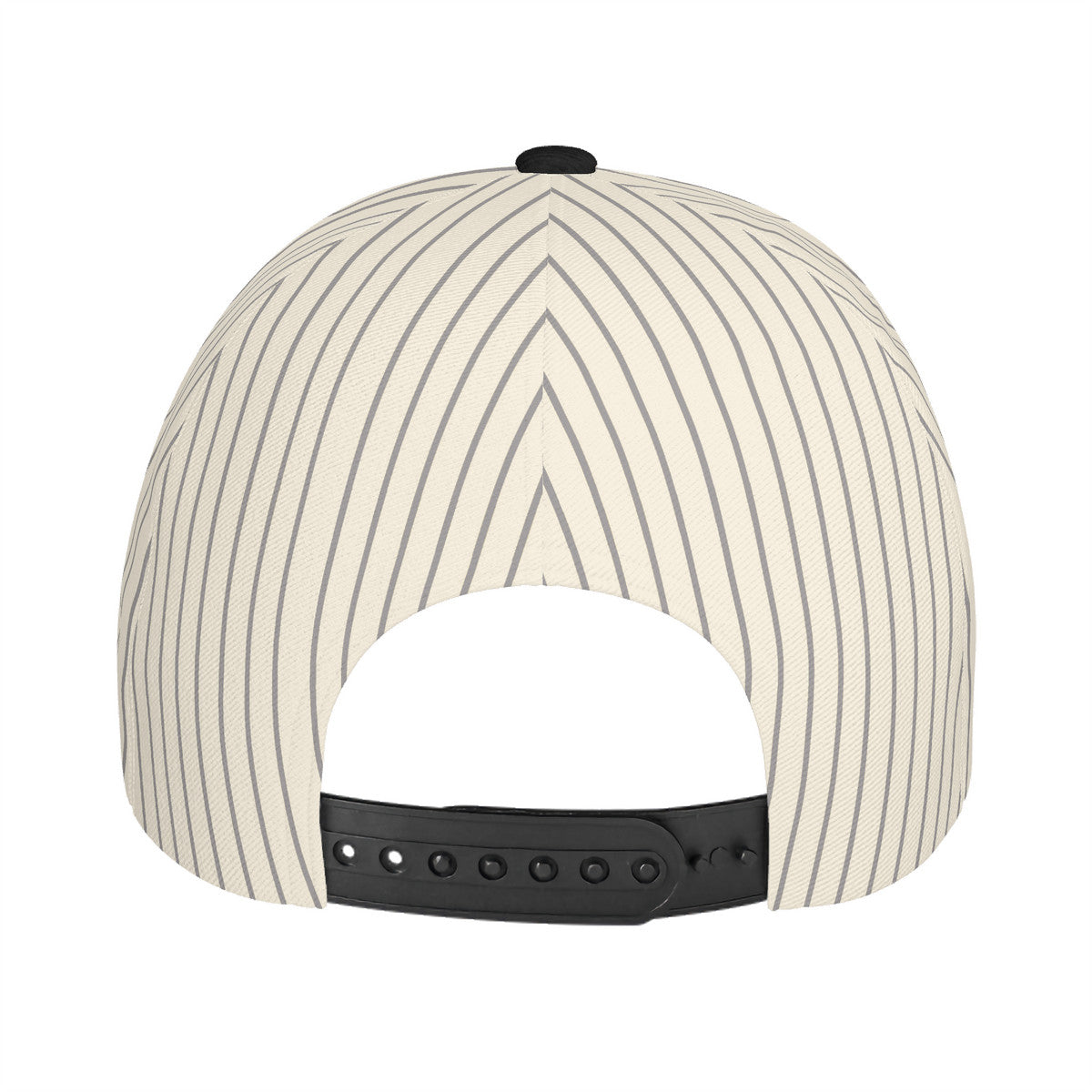 Old Geezer Nowhere to go Stripe Curved Brim Baseball Cap (AOP)
