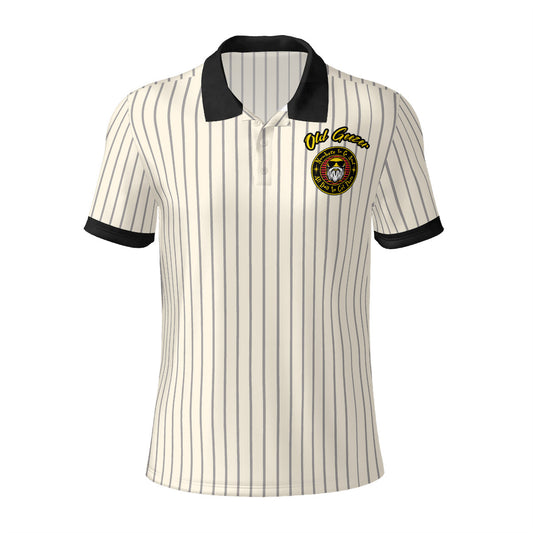 Old Geezer Black Polo Shirt
