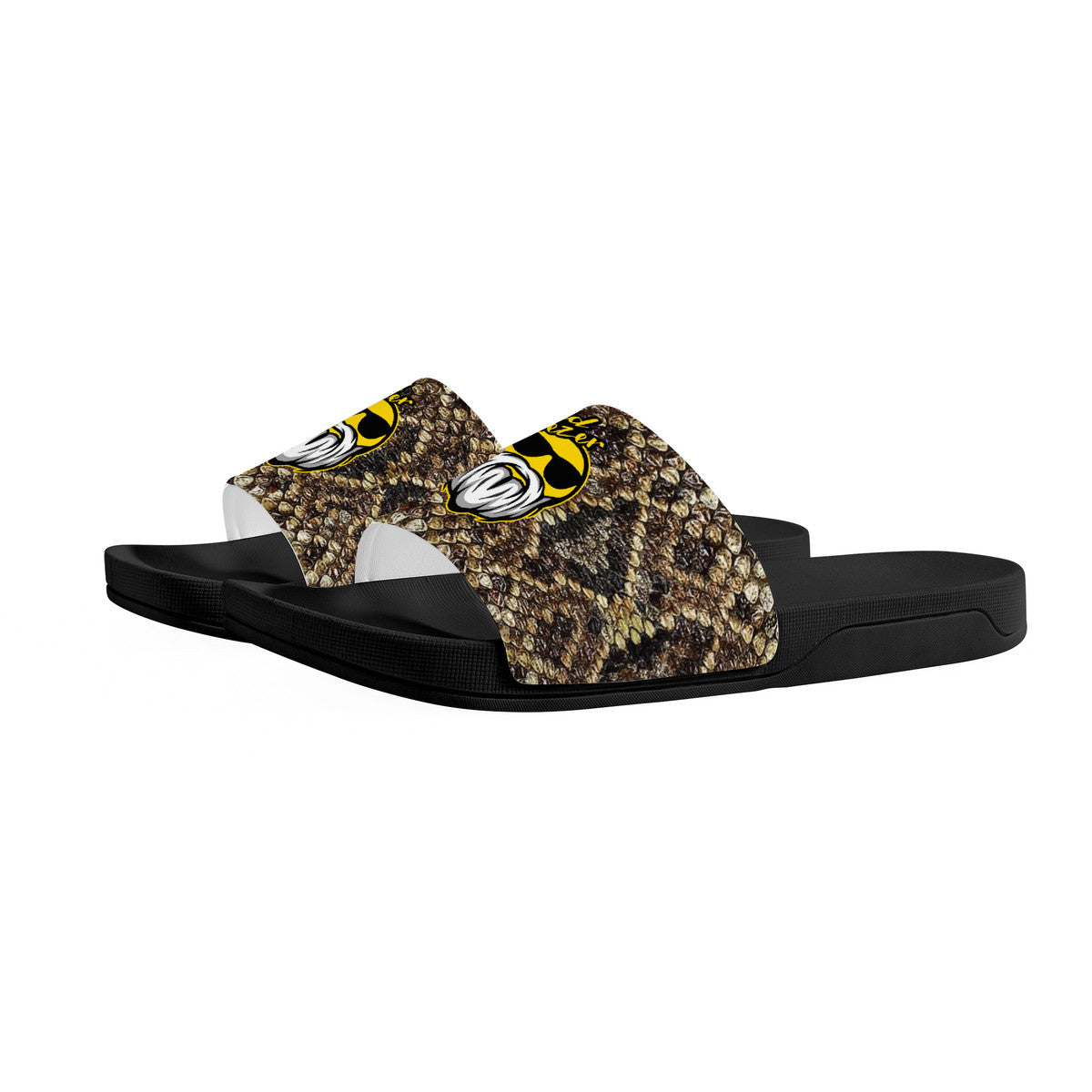 Old Geezer Rattler Slide Sandals - Black
