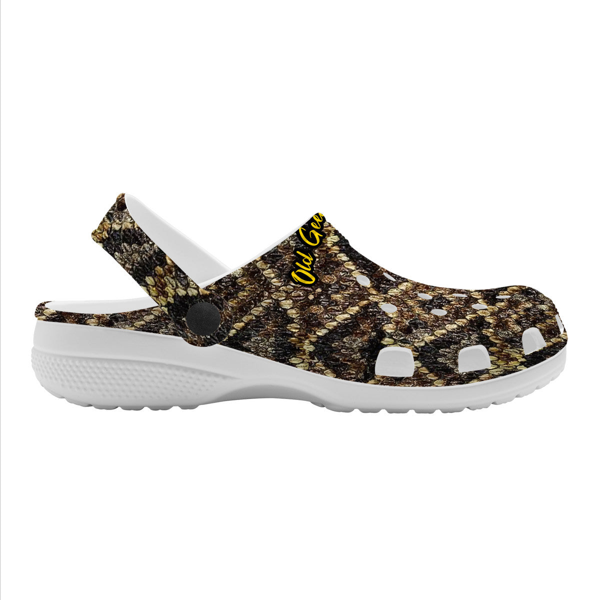 Old Geezer Rattler Crocs Clogs