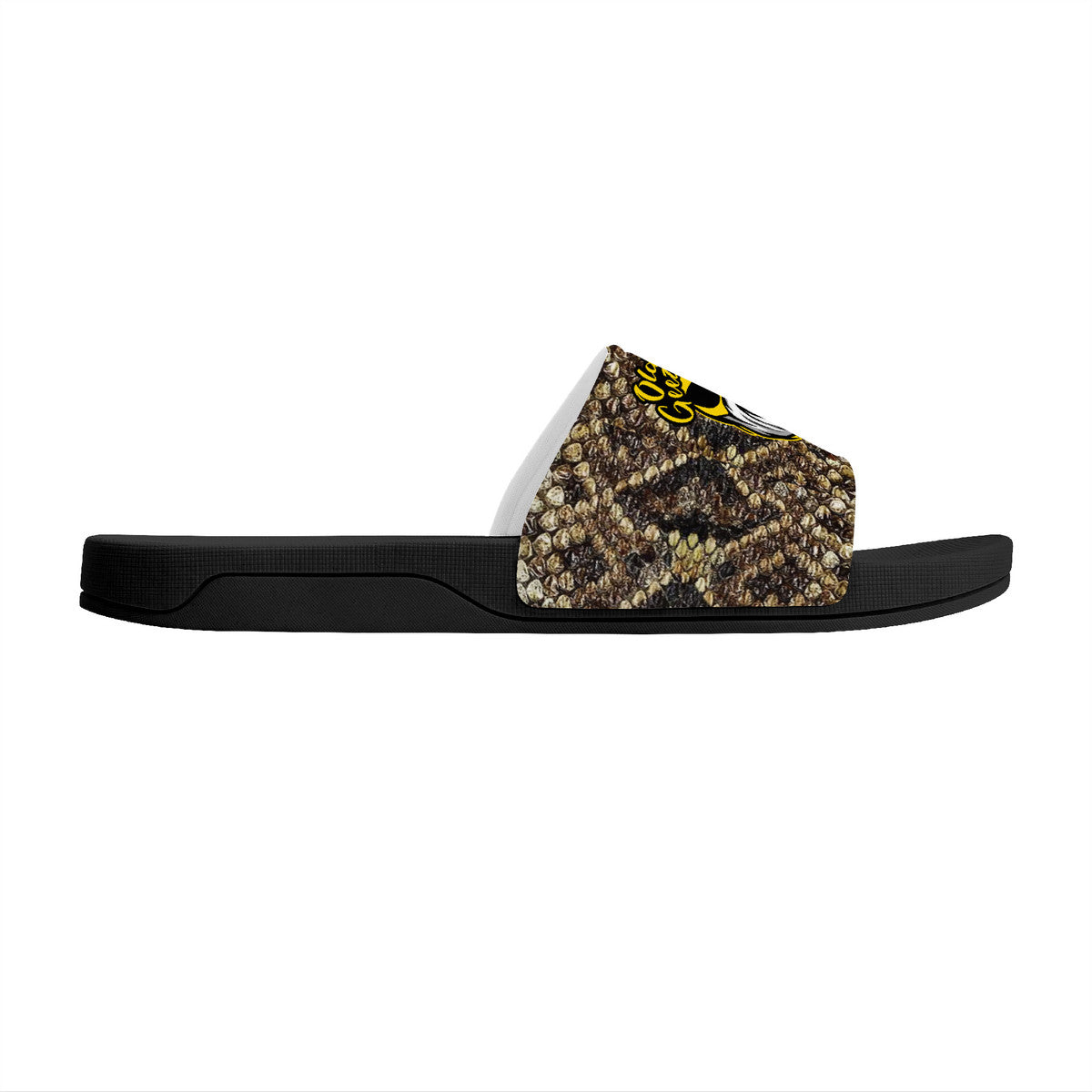 Old Geezer Rattler Slide Sandals - Black