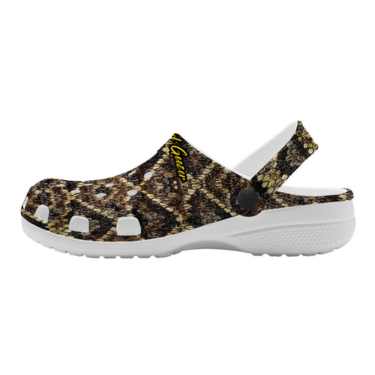 Old Geezer Rattler Crocs Clogs
