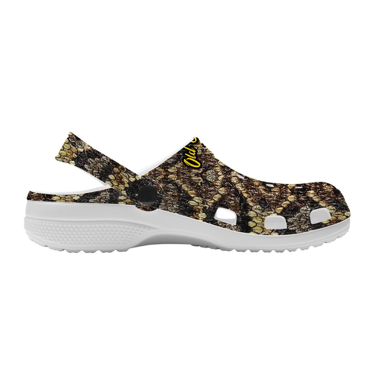 Old Geezer Rattler Crocs Clogs