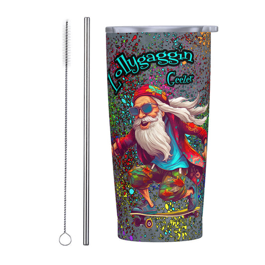 Old Geezer Lollygaggin 20oz Stainless Steel Straw Lid Cup