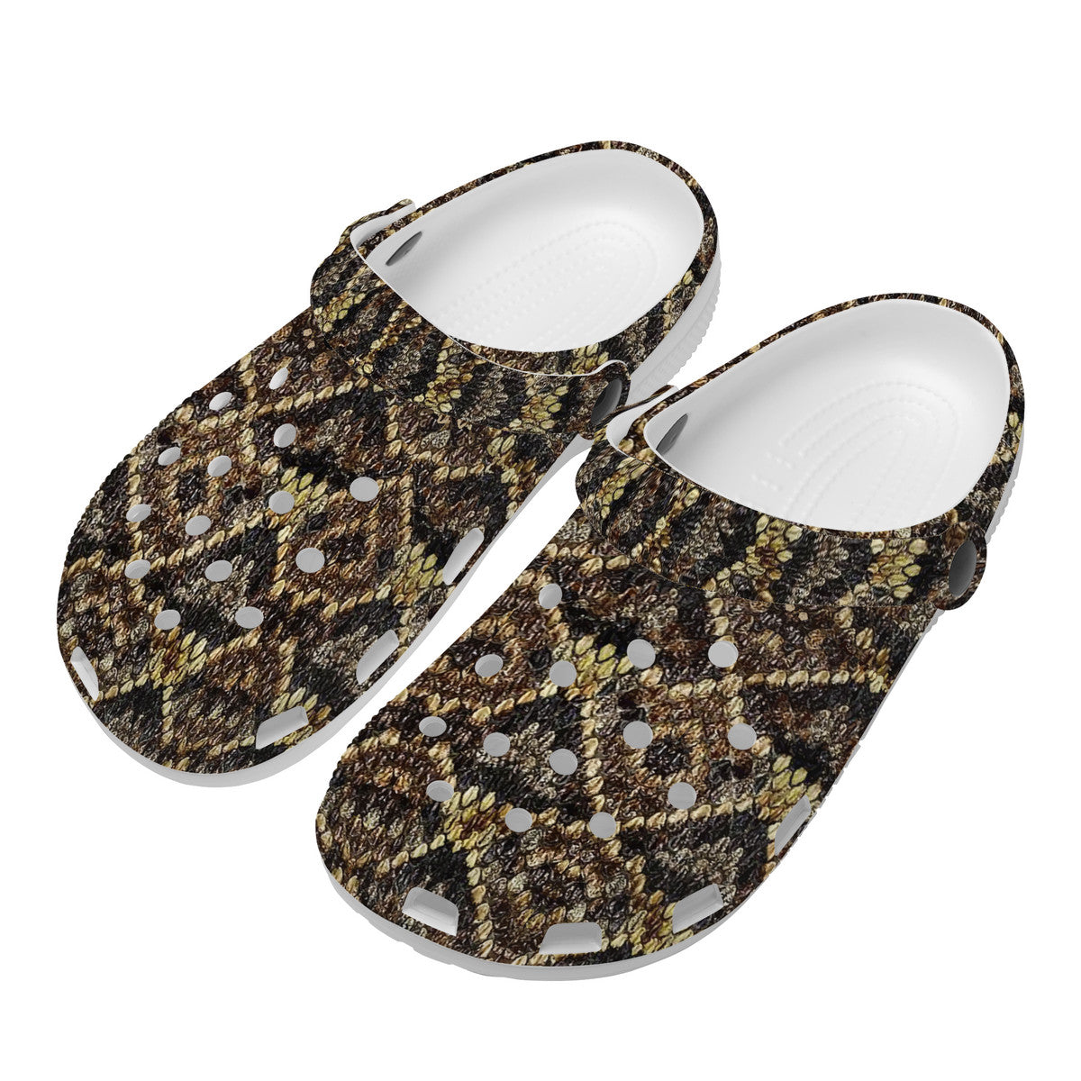 Old Geezer Rattler Crocs Clogs