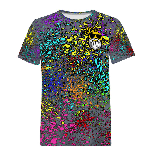 Old Geezer Paint Splatter T-Shirt