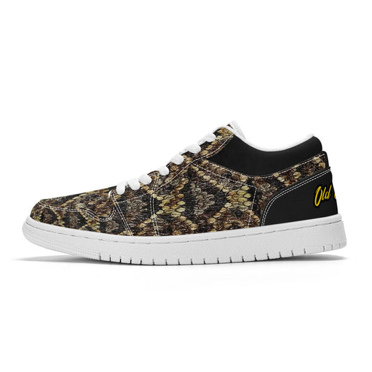 Old Geezer Rattler Low Top Skateboard Sneakers - White